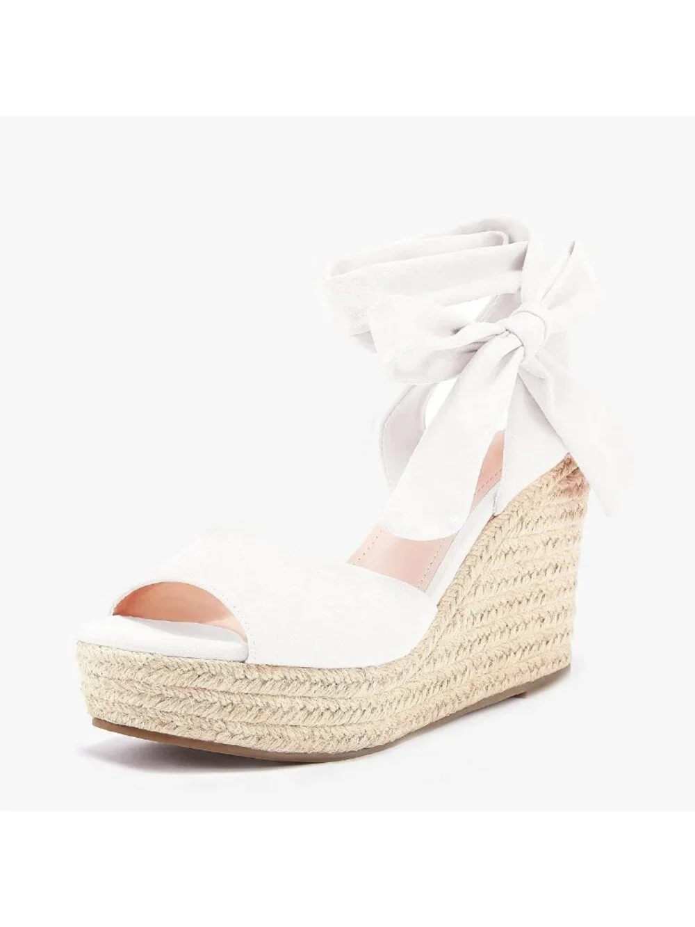 Stylish Women's Open Toe Espadrille Wedge Sandals with Ankle Strap - Summer